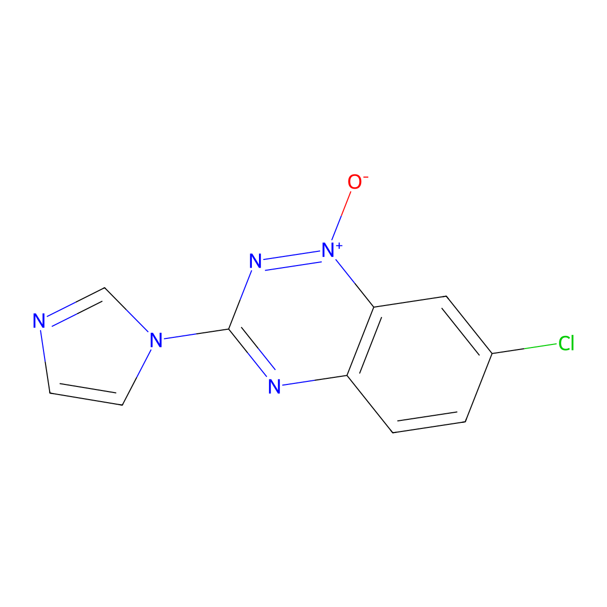 Triazoxide molecular structure, CAS 72459-58-6