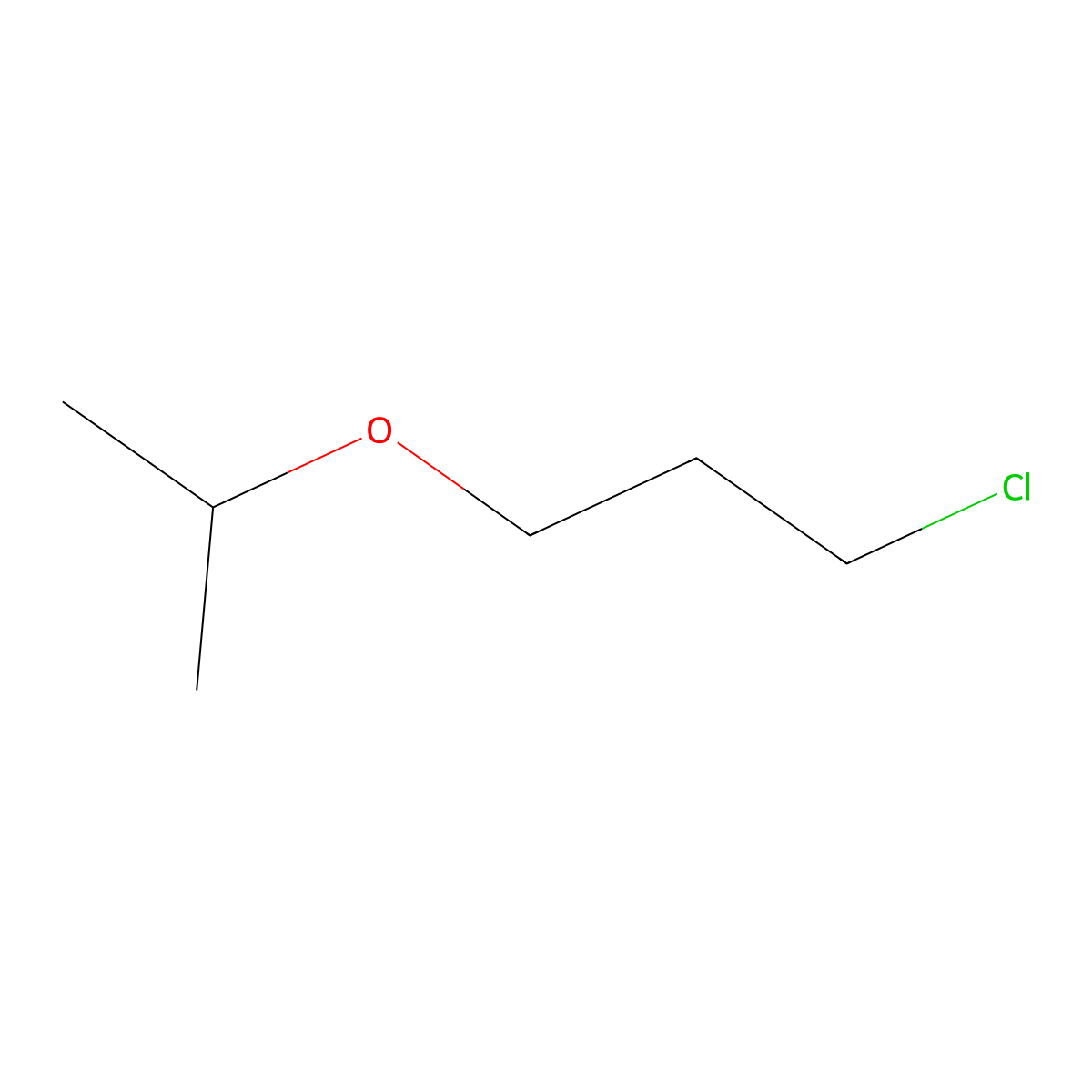 1-Chloro-3-(propan-2-yloxy)propane molecular structure, CAS 72468-94-1