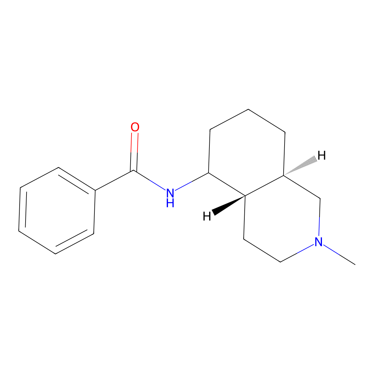 Benzamide, N-(2-methyldecahydroisoquinol-5-yl)-, (E)- molecular structure, CAS 72469-08-0