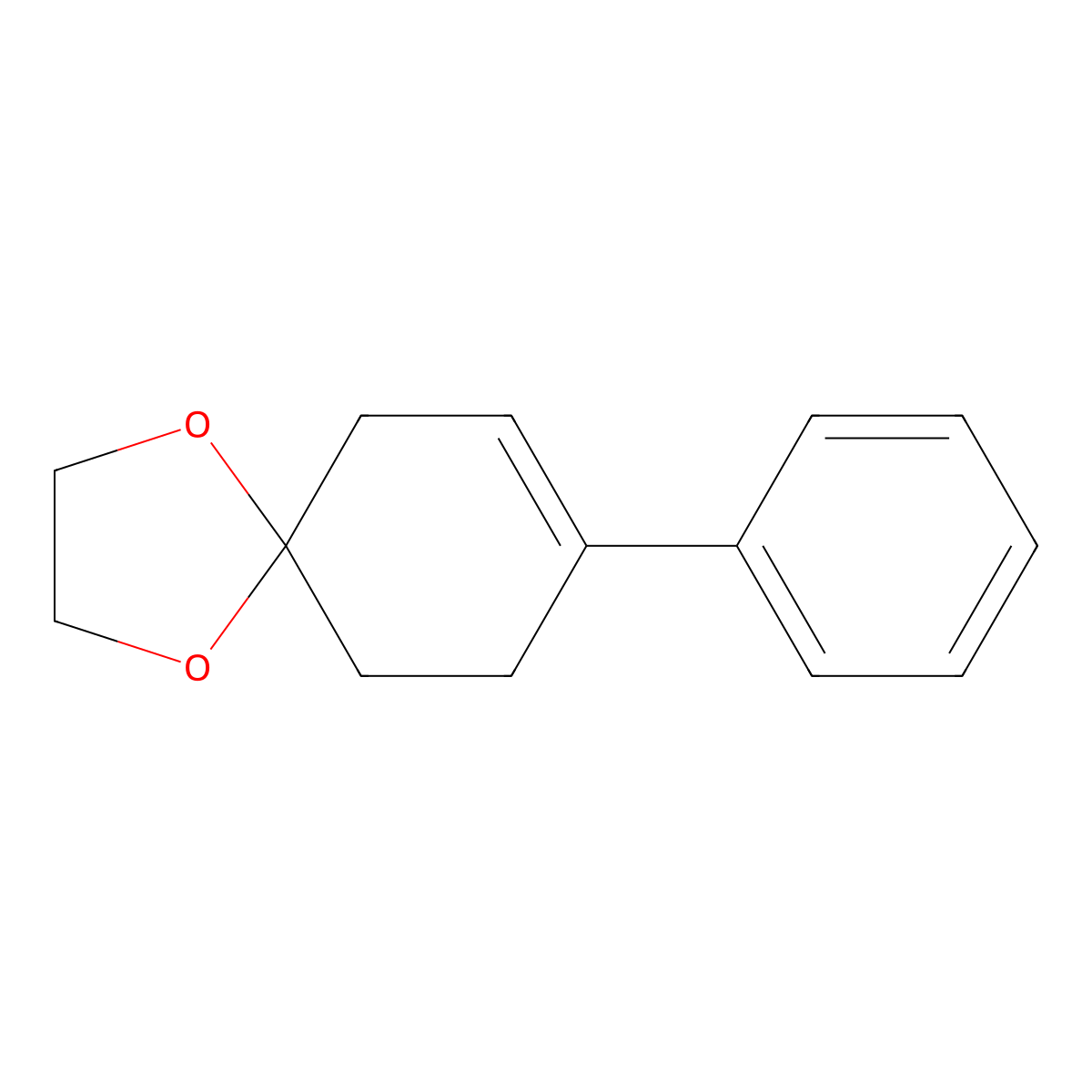 8-Phenyl-1,4-dioxaspiro[4.5]dec-7-ene molecular structure, CAS 724707-89-5