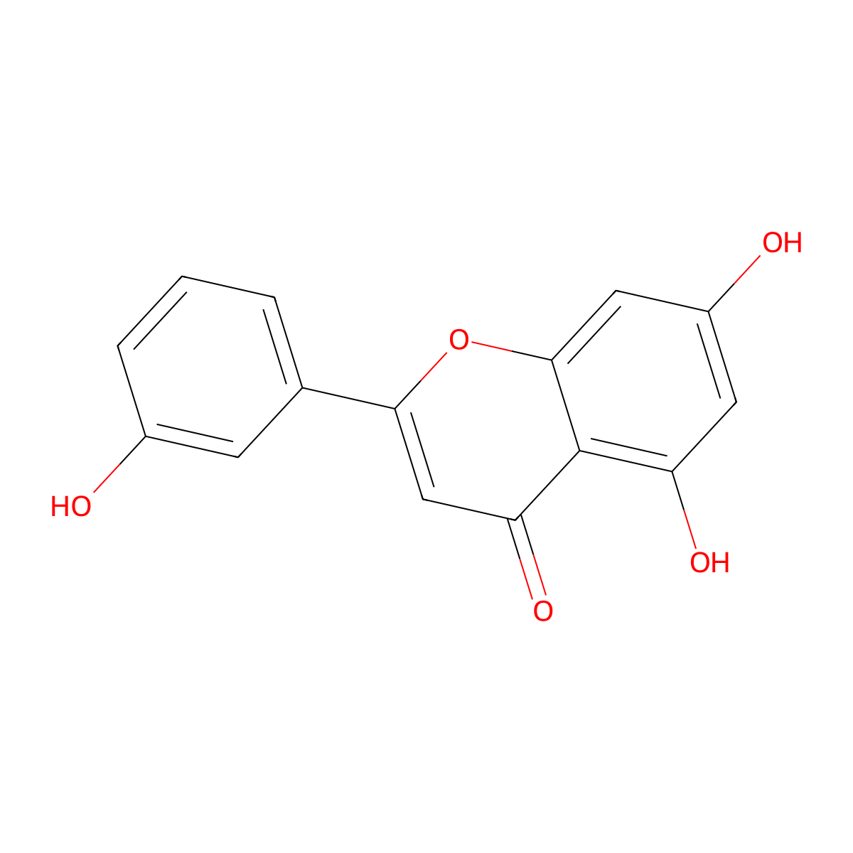 5,7,3'-Trihydroxyflavone molecular structure, CAS 72472-92-5