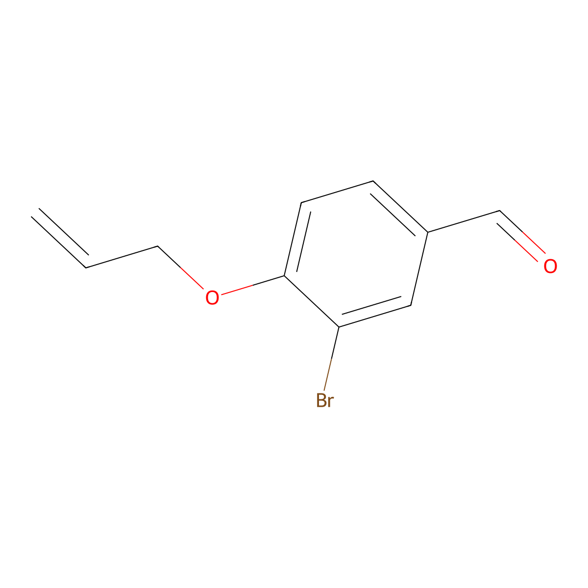 4-(Allyloxy)-3-bromobenzaldehyde molecular structure, CAS 724746-23-0