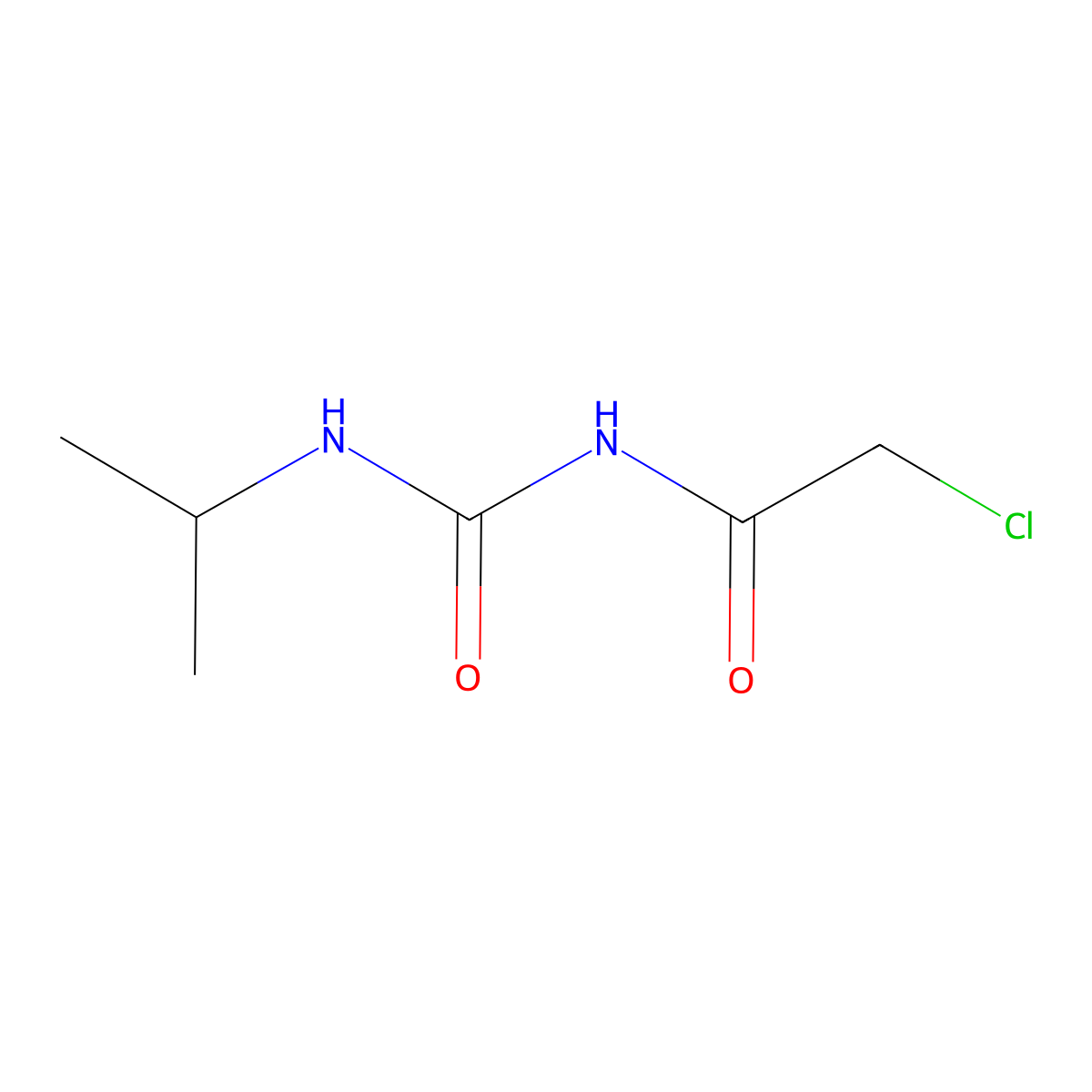 1-(2-Chloro-acetyl)-3-isopropyl-urea molecular structure, CAS 7248-86-4
