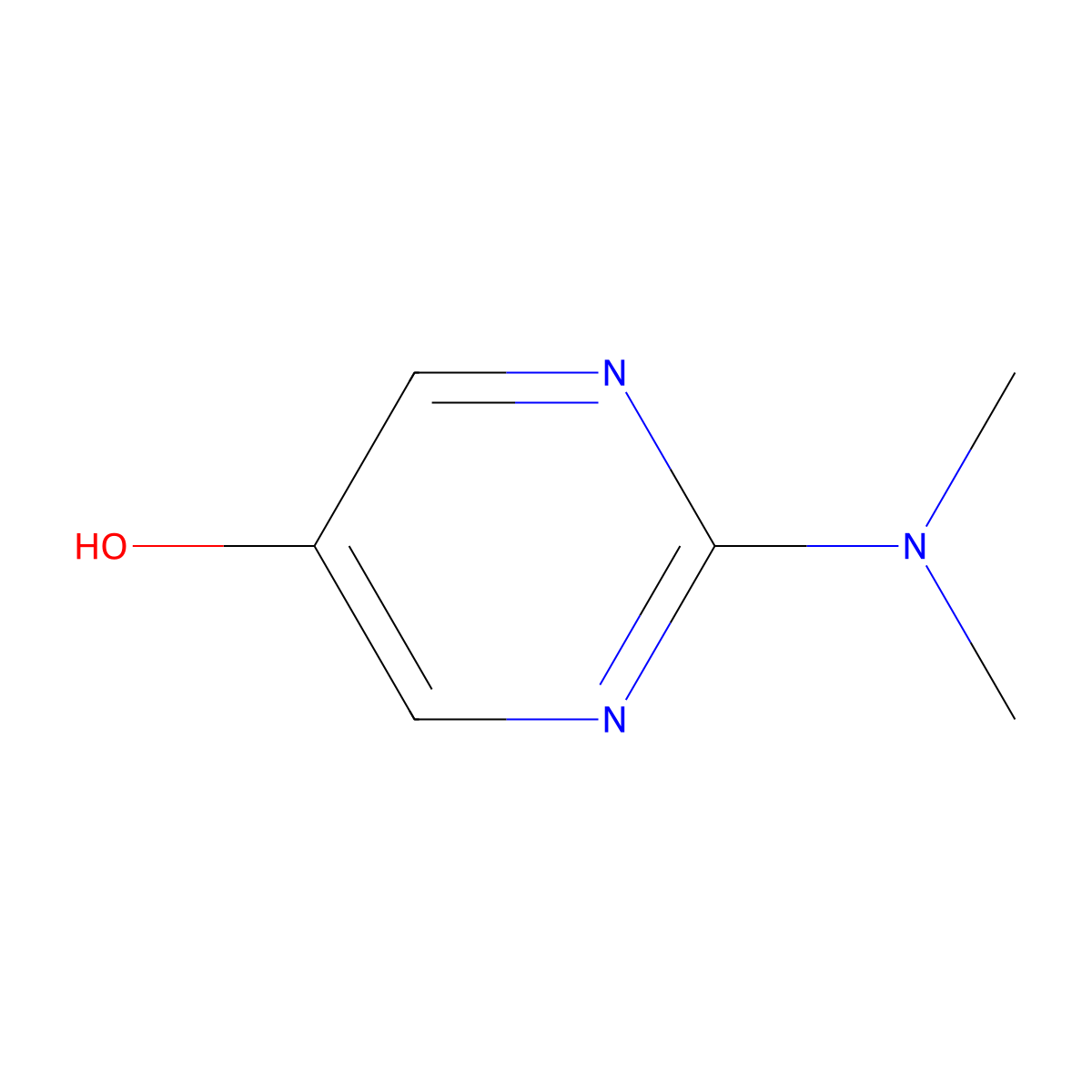 2-(Dimethylamino)pyrimidin-5-ol molecular structure, CAS 72491-71-5