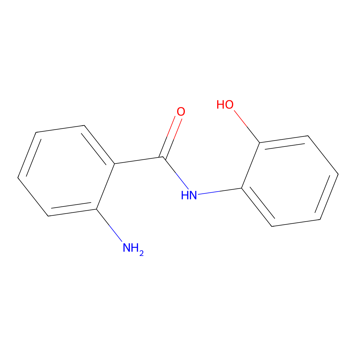 2-amino-N-(2-hydroxyphenyl)benzamide molecular structure, CAS 725-75-7