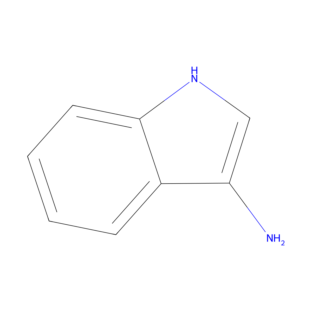 1H-indol-3-amine molecular structure, CAS 7250-19-3