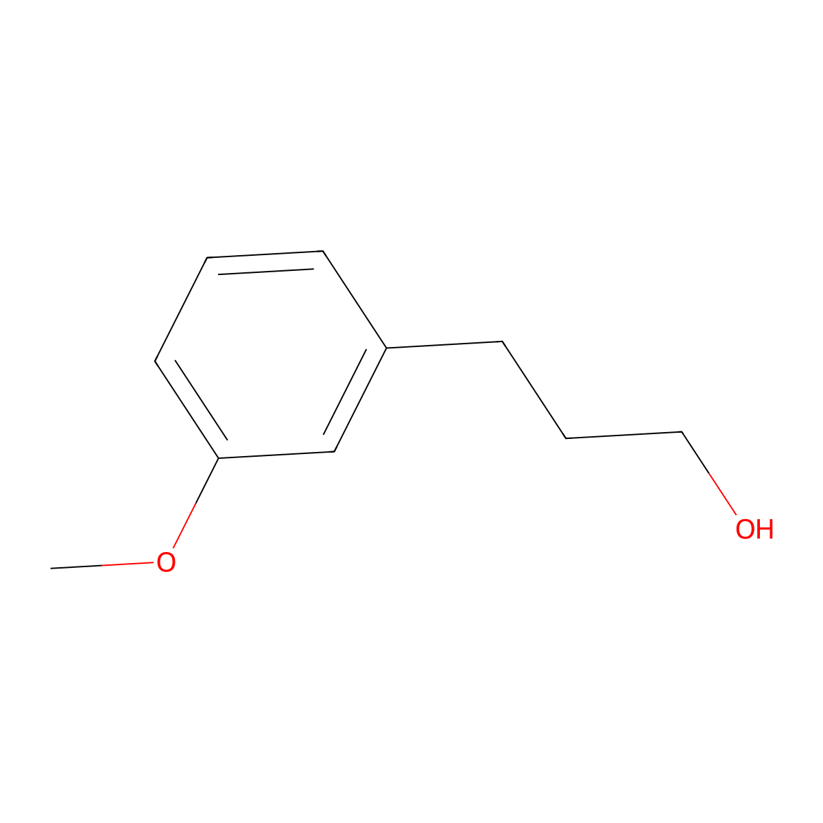 3-m-Anisyl-1-propanol molecular structure, CAS 7252-82-6