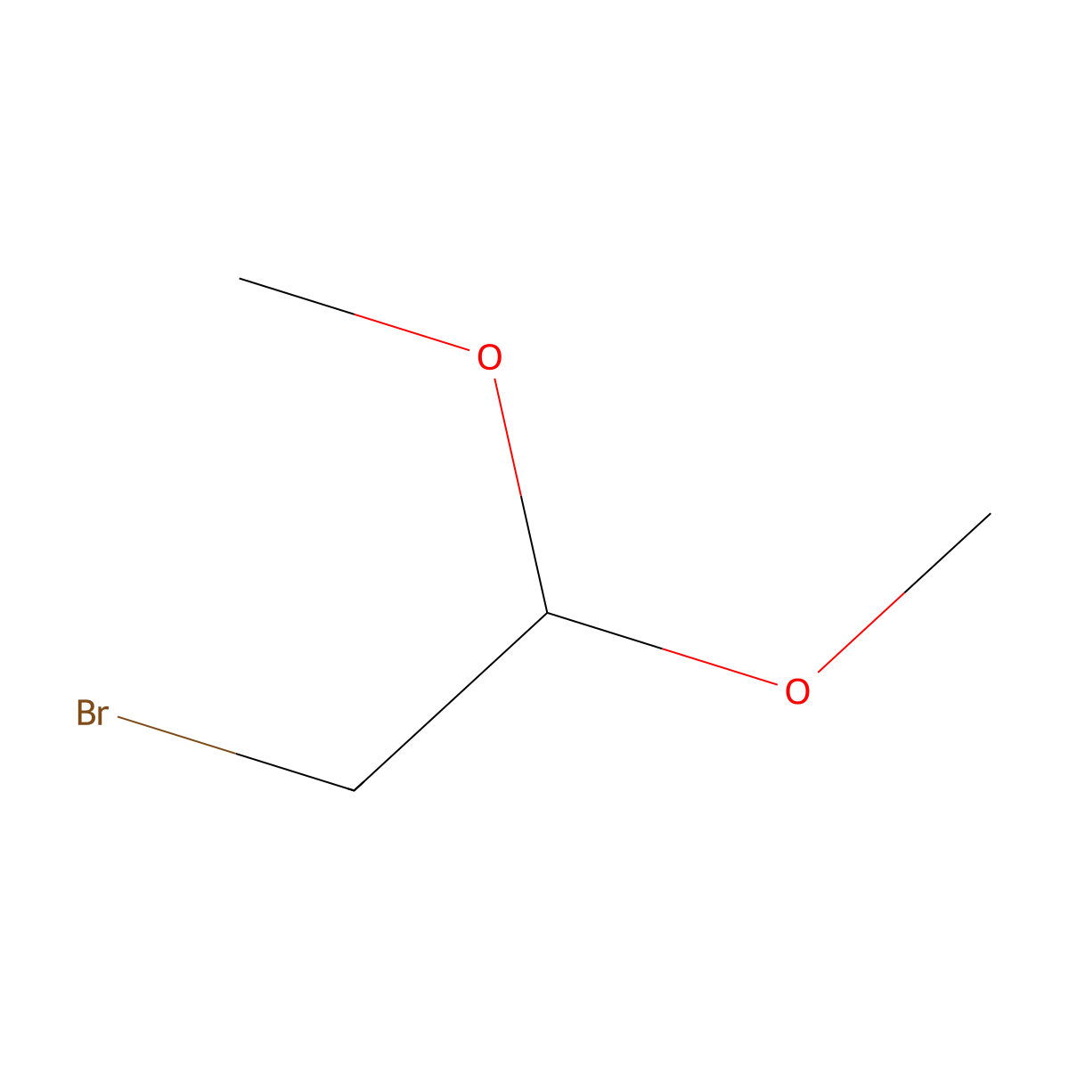 2-Bromo-1,1-dimethoxyethane molecular structure, CAS 7252-83-7