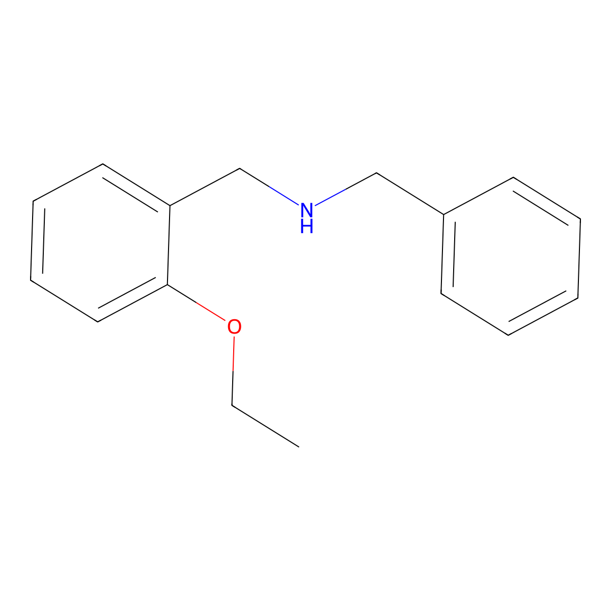 N-benzyl-N-(2-ethoxybenzyl)amine molecular structure, CAS 725226-23-3