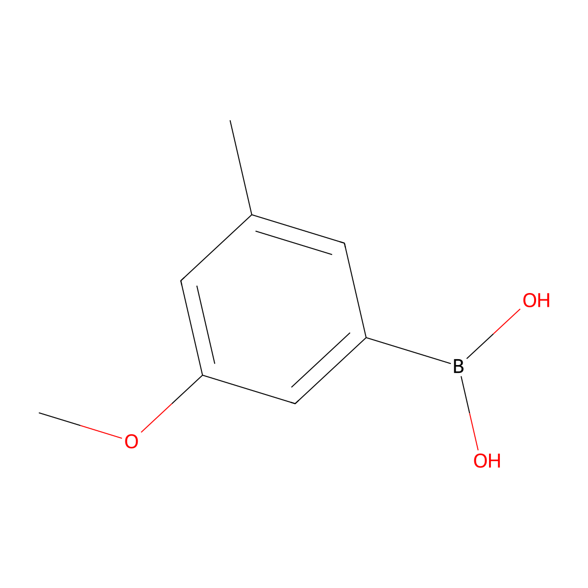 (3-Methoxy-5-methylphenyl)boronic acid molecular structure, CAS 725251-81-0