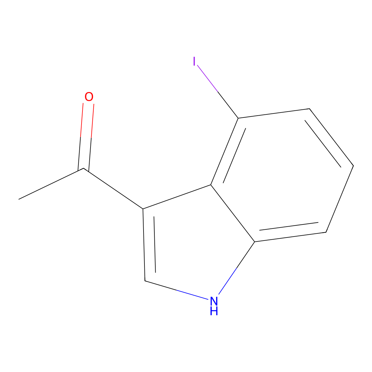 1-(4-Iodo-1H-indol-3-YL)-ethanone molecular structure, CAS 72527-77-6