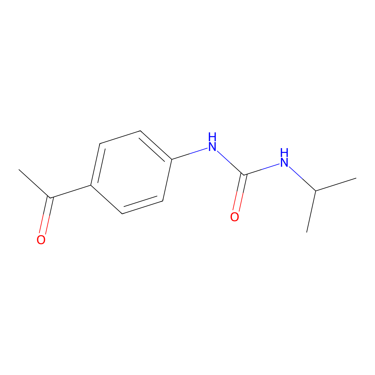 1-(4-Acetylphenyl)-3-(propan-2-yl)urea molecular structure, CAS 72531-19-2