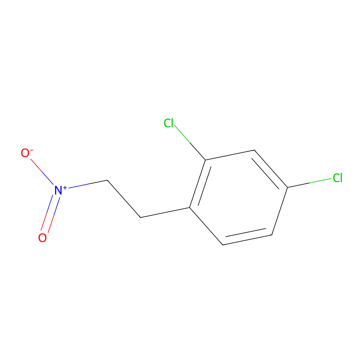 1-(2,4-Dichlorophenyl)-2-nitroethane molecular structure, CAS 72538-34-2