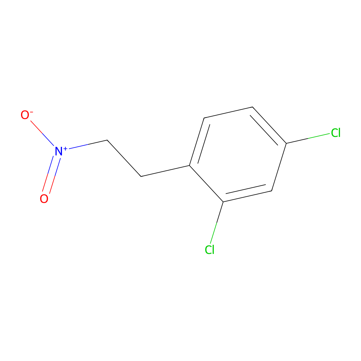 1-(2,4-Dichlorophenyl)-2-nitroethane molecular structure, CAS 72538-34-2