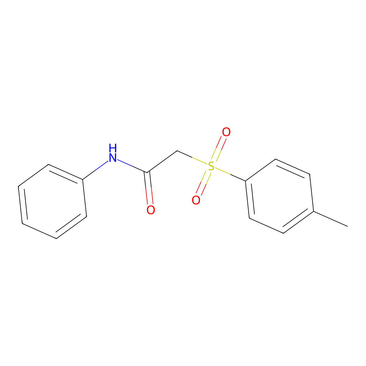 N-phenyl-2-tosylacetamide molecular structure, CAS 72539-10-7