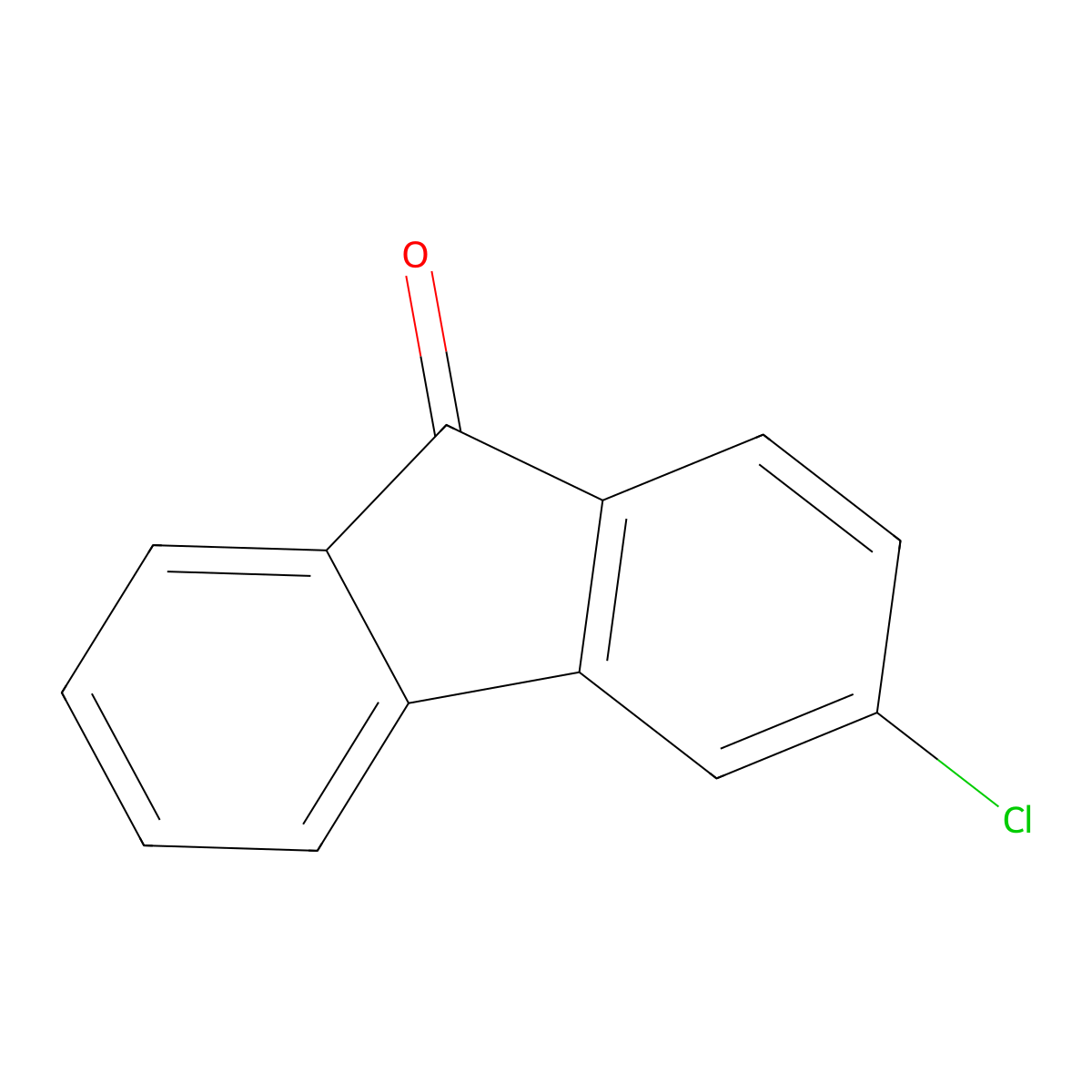 3-Chloro-9h-fluoren-9-one molecular structure, CAS 7254-06-0