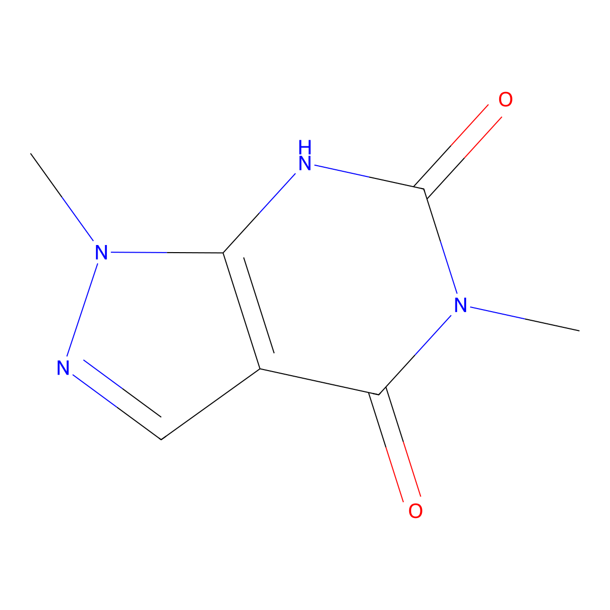4,9-Dimethyl-2,4,8,9-tetrazabicyclo[4.3.0]nona-1,6-diene-3,5-dione molecular structure, CAS 7254-33-3