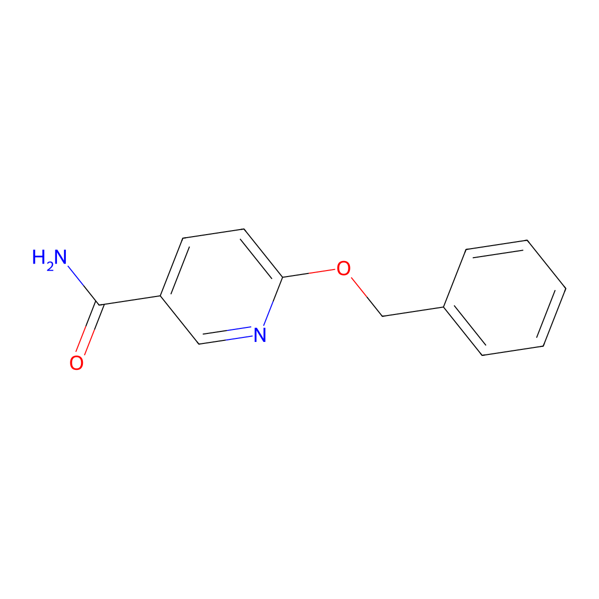 6-(Benzyloxy)pyridine-3-carboxamide molecular structure, CAS 7255-95-0