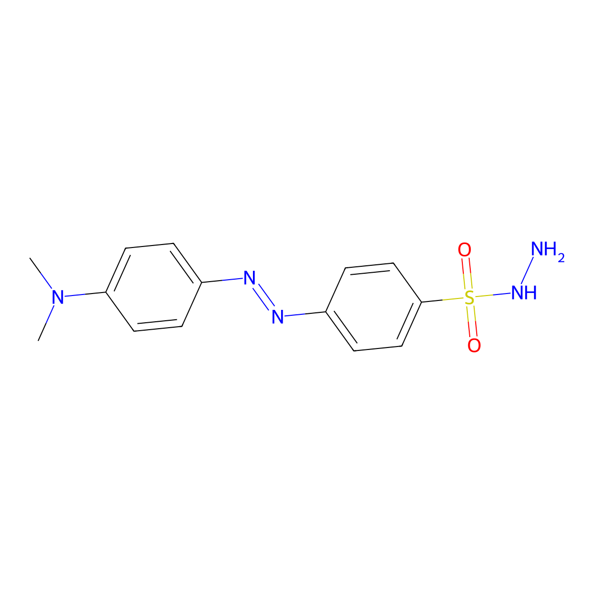 Dabsyl Hydrazine (for HPLC Labeling) molecular structure, CAS 72565-41-4