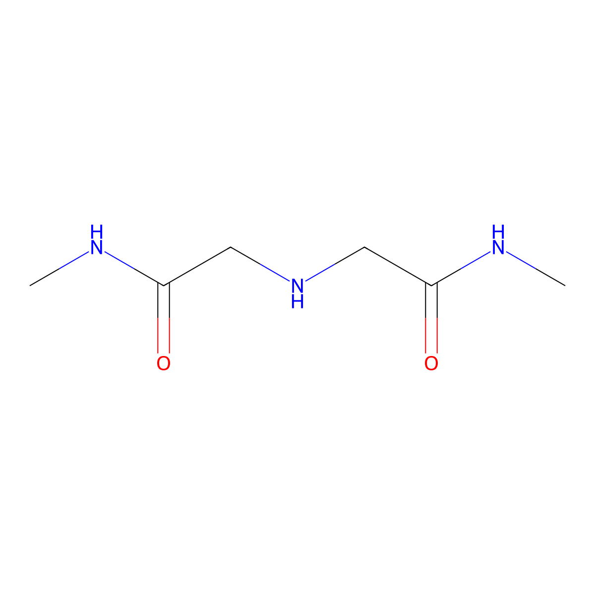 2,2'-azanediylbis(N-methylacetamide) molecular structure, CAS 725686-07-7