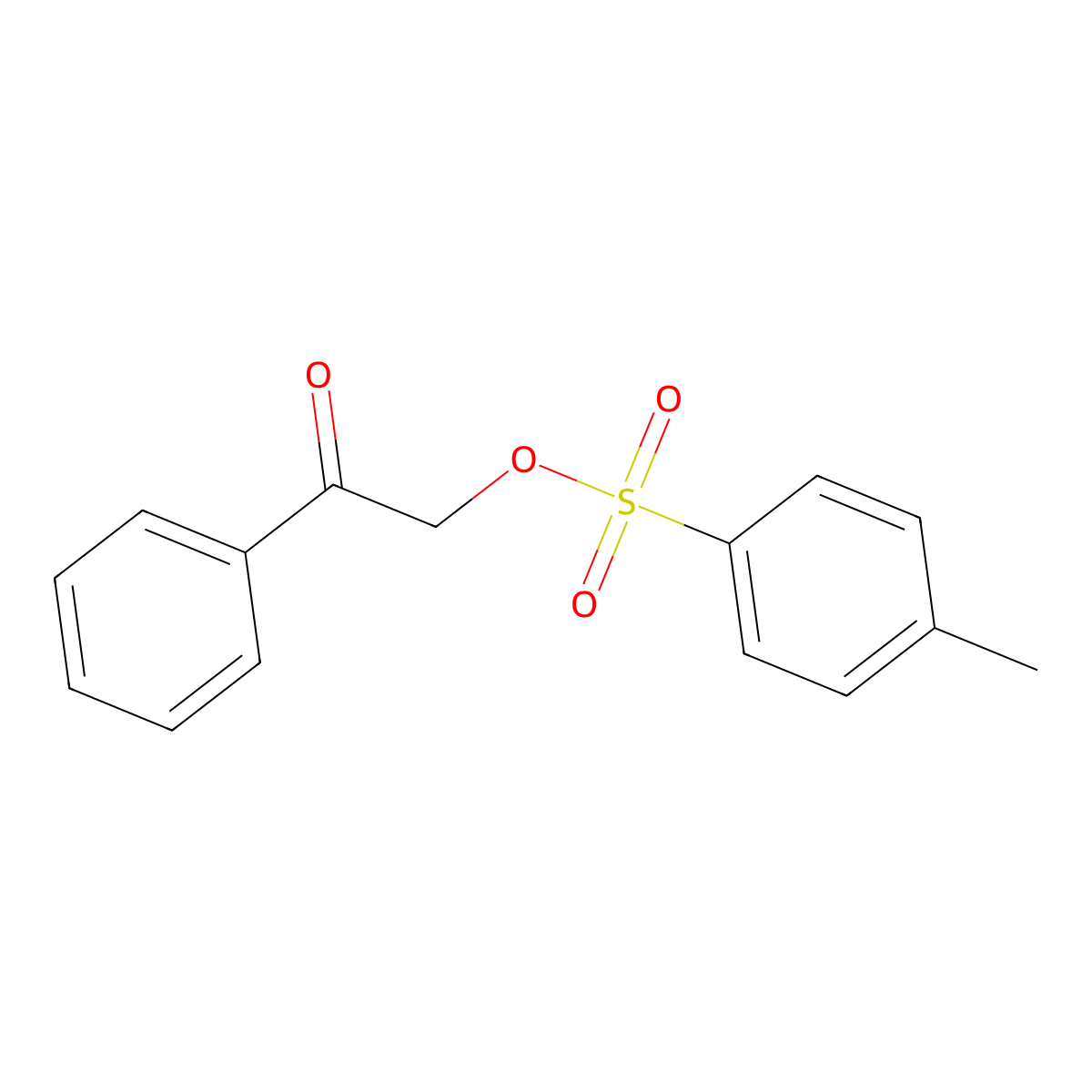 Ethanone, 2-[[(4-methylphenyl)sulfonyl]oxy]-1-phenyl- molecular structure, CAS 7257-94-5
