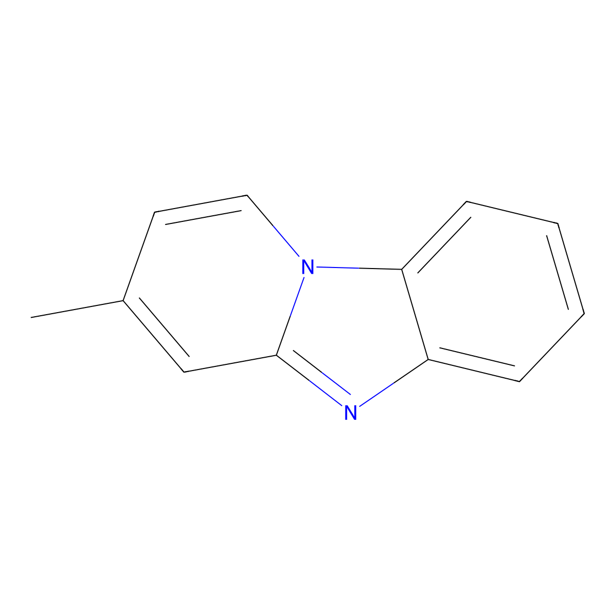3-Methylpyrido[1,2-a]benzimidazole molecular structure, CAS 72570-64-0