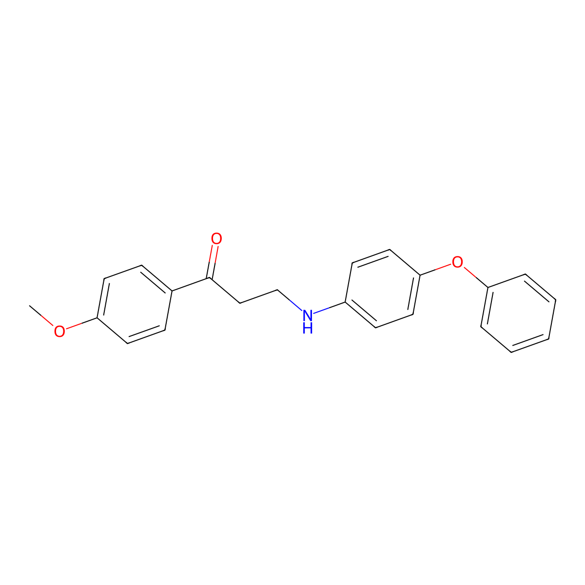 1-(4-Methoxyphenyl)-3-(4-phenoxyanilino)-1-propanone molecular structure, CAS 725701-12-2