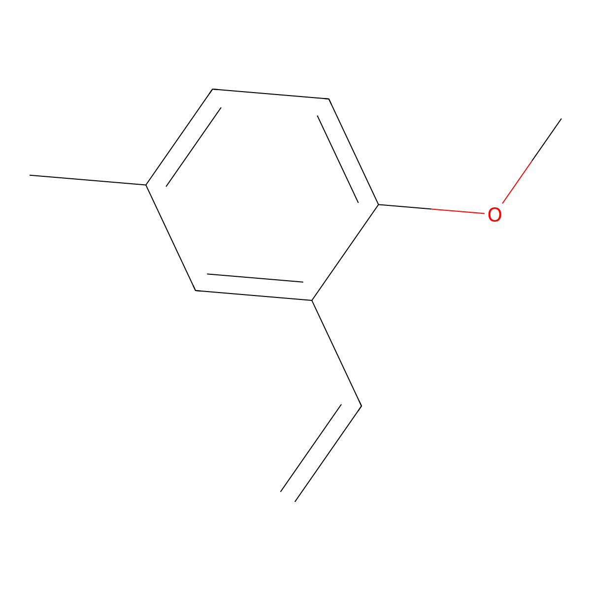 2-Ethenyl-1-methoxy-4-methylbenzene molecular structure, CAS 725707-84-6