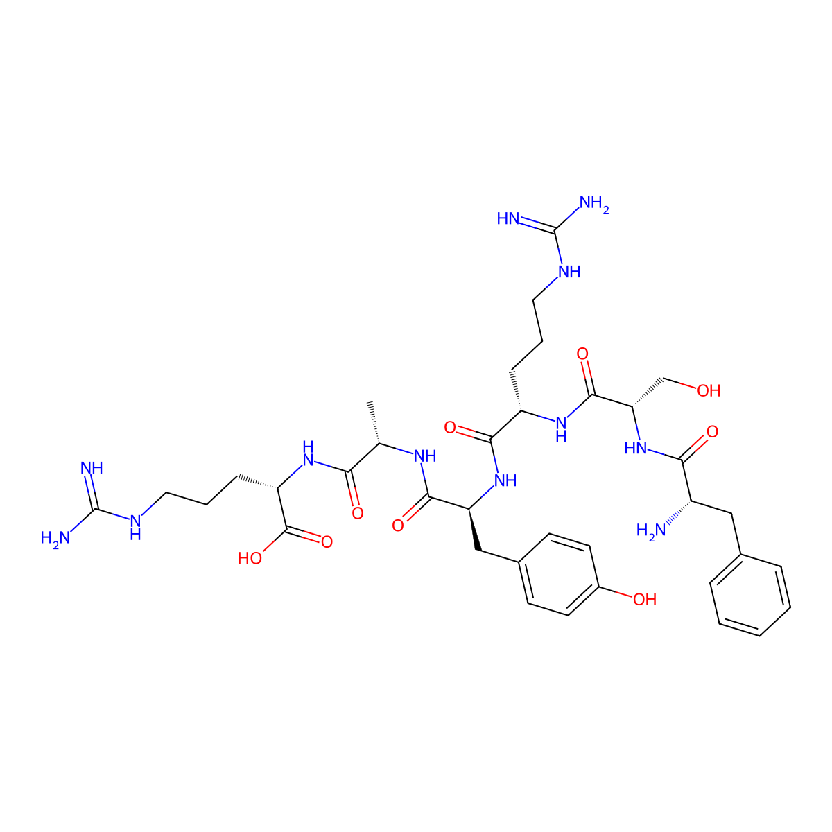 Alirinetide molecular structure, CAS 725715-18-4
