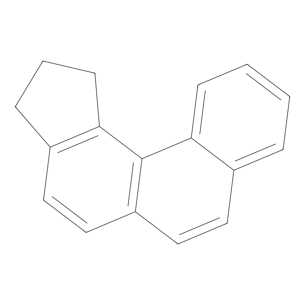 1H-Cyclopenta(c)phenanthrene, 2,3-dihydro- molecular structure, CAS 7258-52-8
