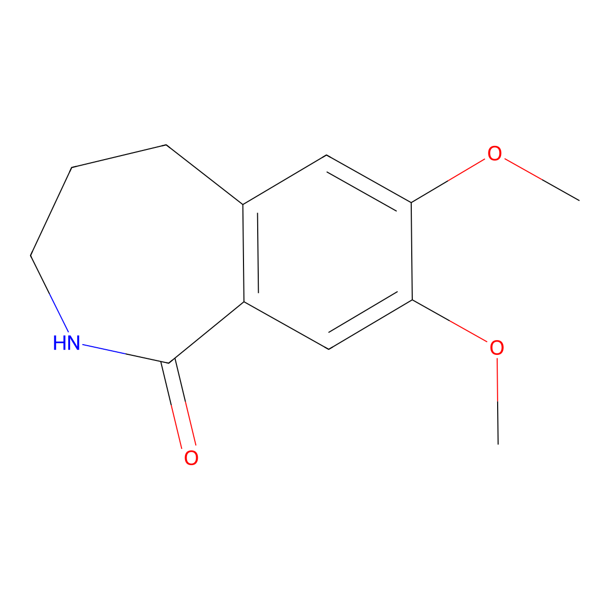 7,8-Dimethoxy-2,3,4,5-tetrahydro-1H-benzo[c]azepin-1-one molecular structure, CAS 72584-69-1