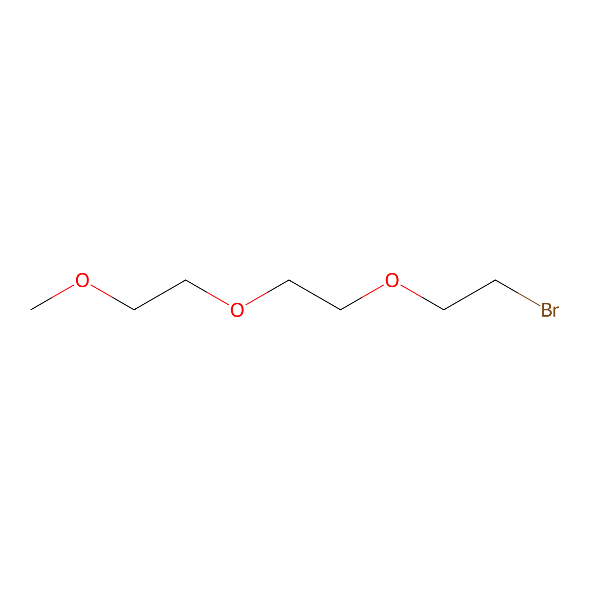 1-Bromo-2-(2-(2-methoxyethoxy)ethoxy)ethane molecular structure, CAS 72593-77-2