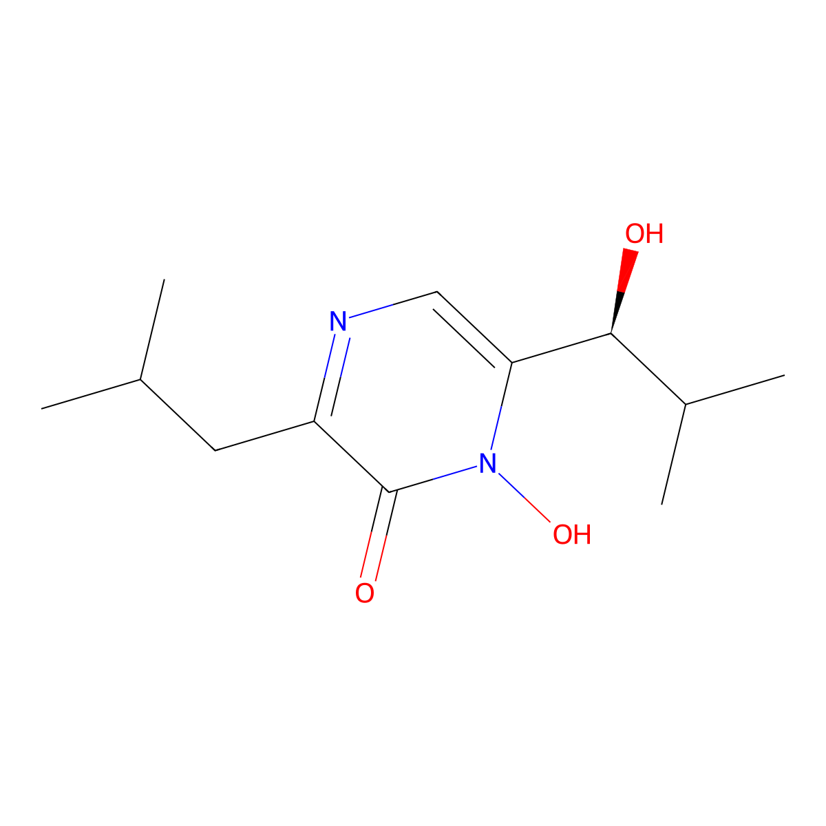 Neohydroxyaspergillic Acid molecular structure, CAS 72598-34-6