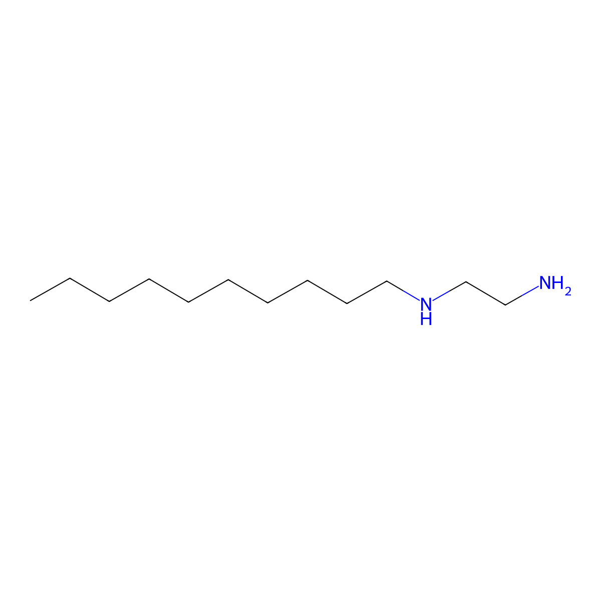 (2-Aminoethyl)(decyl)amine molecular structure, CAS 7261-71-4