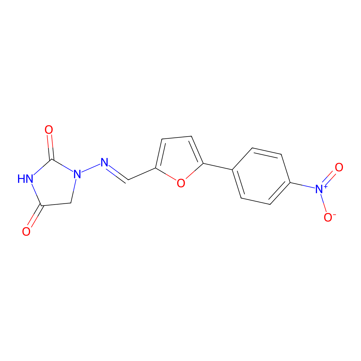 Dantrolene molecular structure, CAS 7261-97-4
