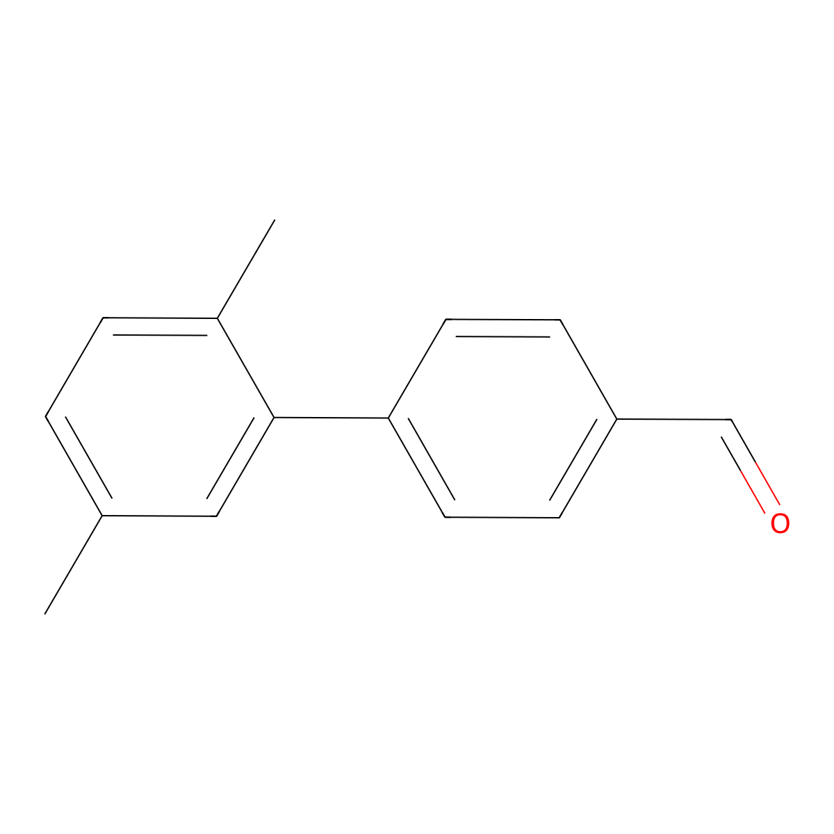 4-(2,5-Dimethylphenyl)benzaldehyde molecular structure, CAS 726136-66-9