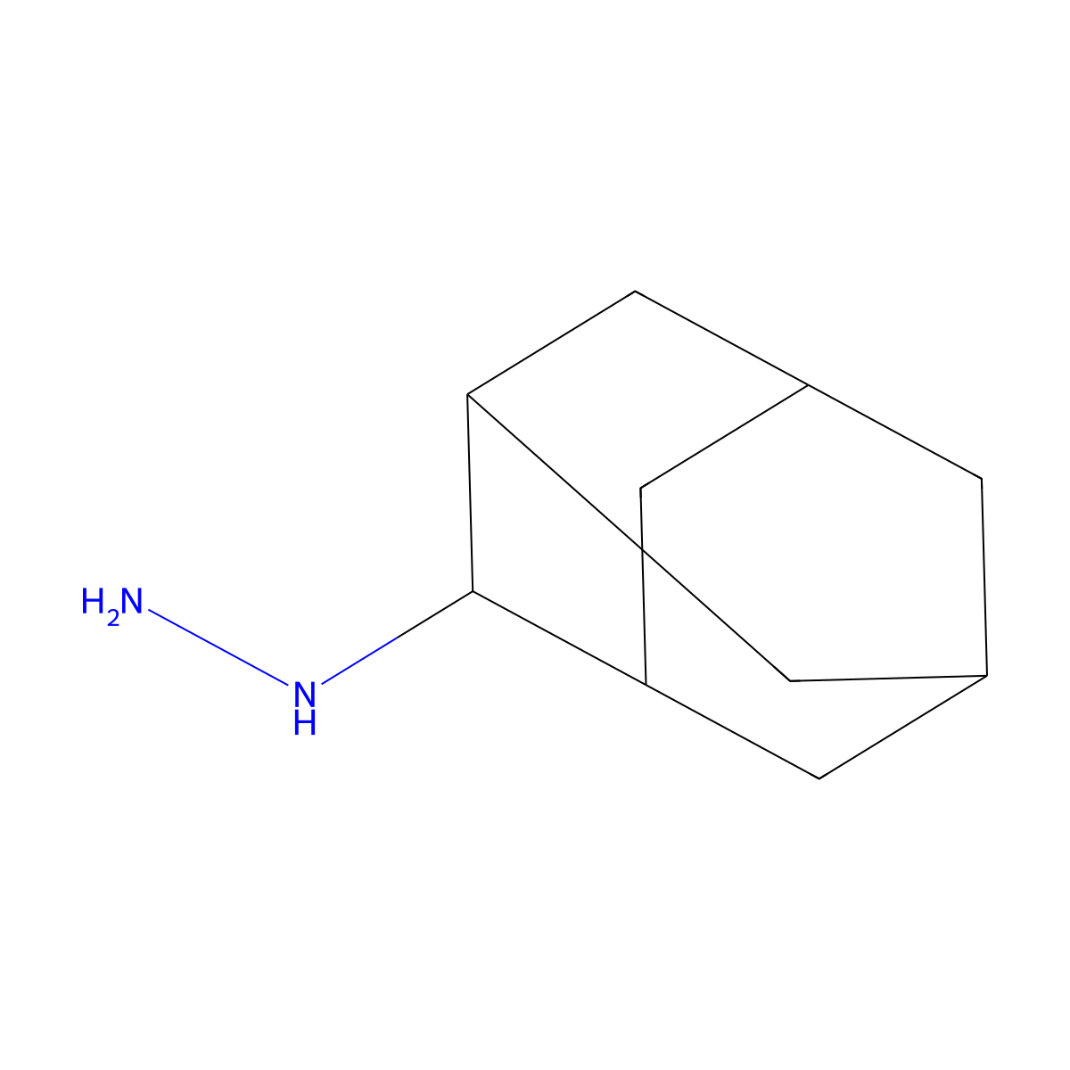 2-Adamantylhydrazine molecular structure, CAS 72614-34-7