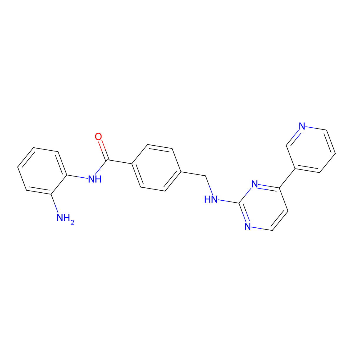 Mocetinostat molecular structure, CAS 726169-73-9