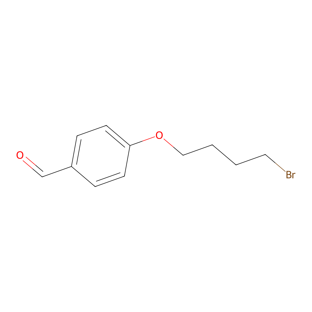 4-(4-Bromobutoxy)benzaldehyde molecular structure, CAS 72621-19-3