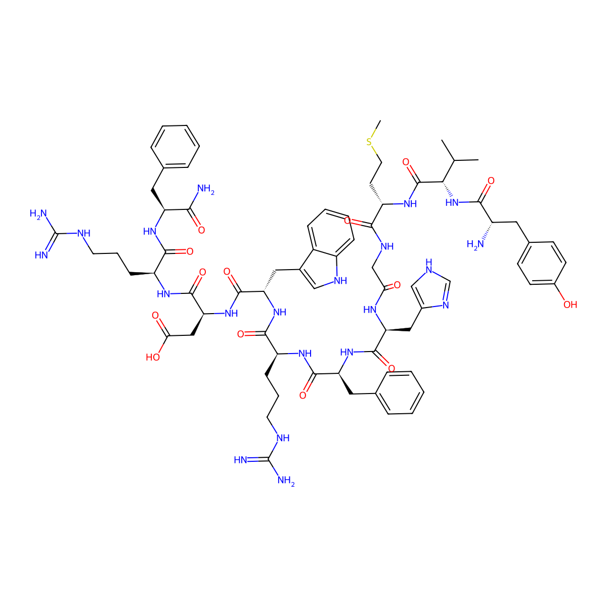 Gamma1-MSH molecular structure, CAS 72629-65-3