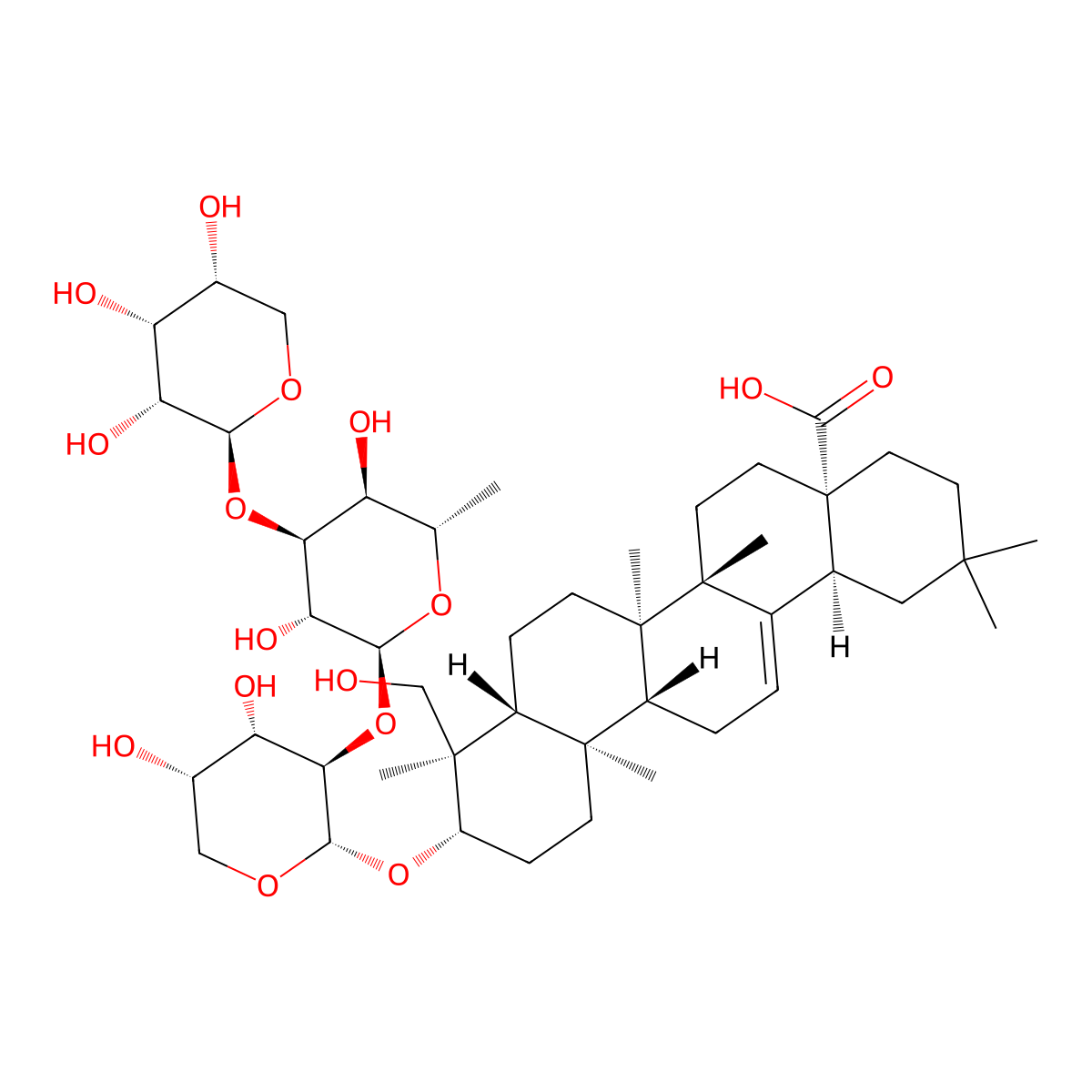 Clematoside S molecular structure, CAS 72629-76-6