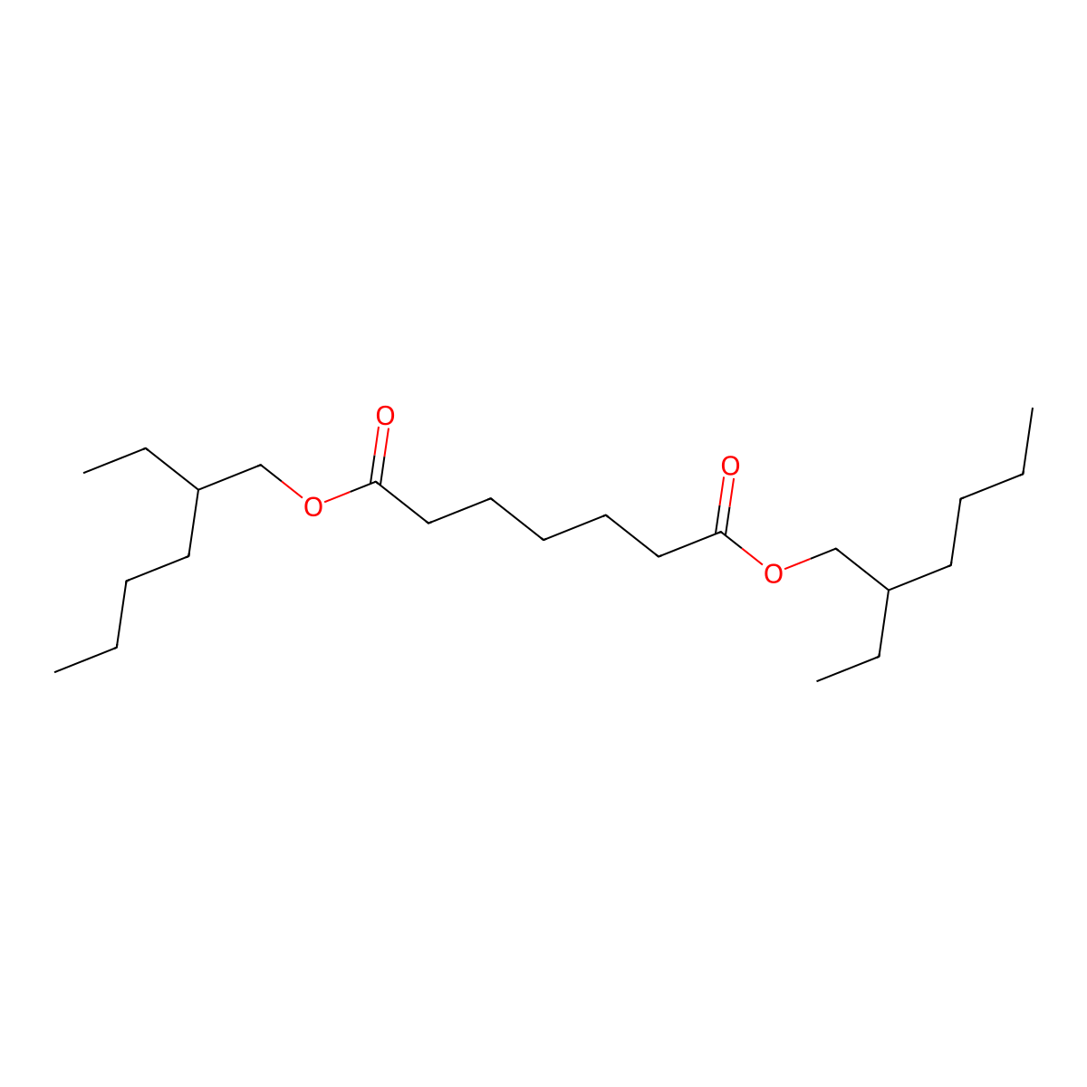 Heptanedioic acid, bis(2-ethylhexyl) ester molecular structure, CAS 72630-12-7
