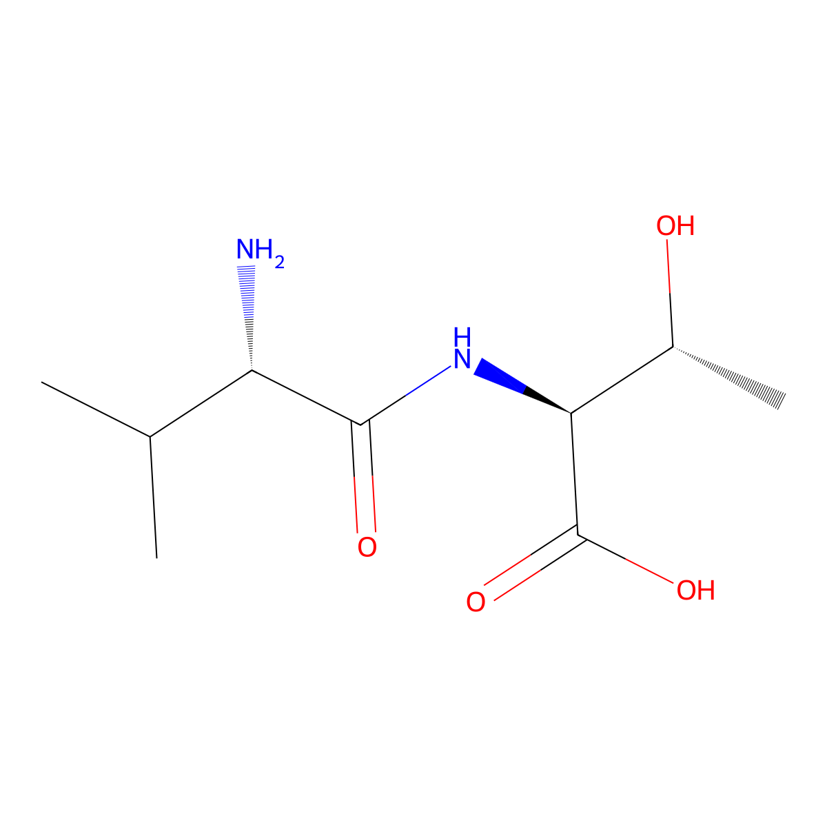 Val-Thr molecular structure, CAS 72636-02-3