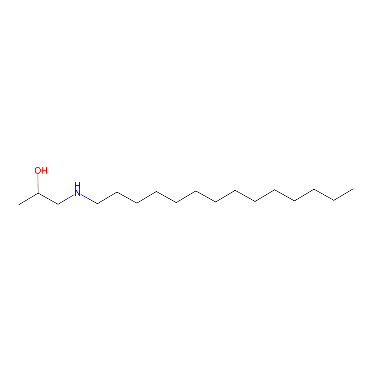 1-(Tetradecylamino)propan-2-ol molecular structure, CAS 72648-59-0