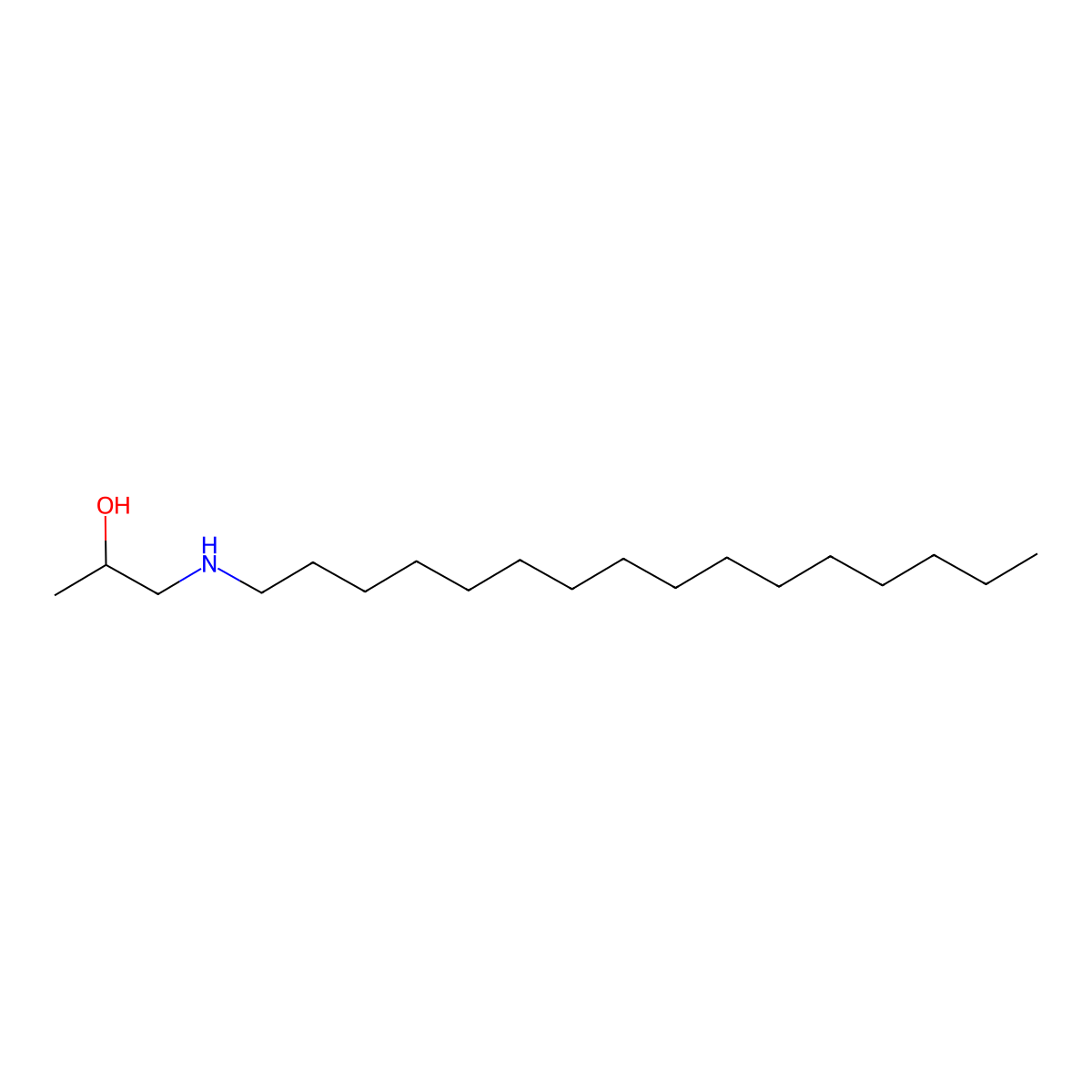 1-(Hexadecylamino)propan-2-ol molecular structure, CAS 72648-61-4