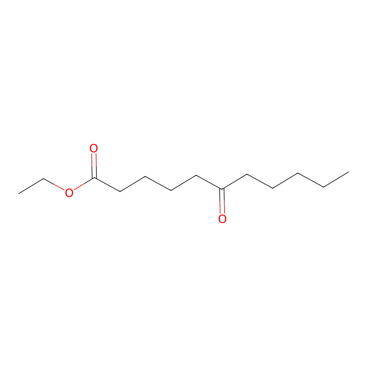 Ethyl 6-oxoundecanoate molecular structure, CAS 72665-99-7