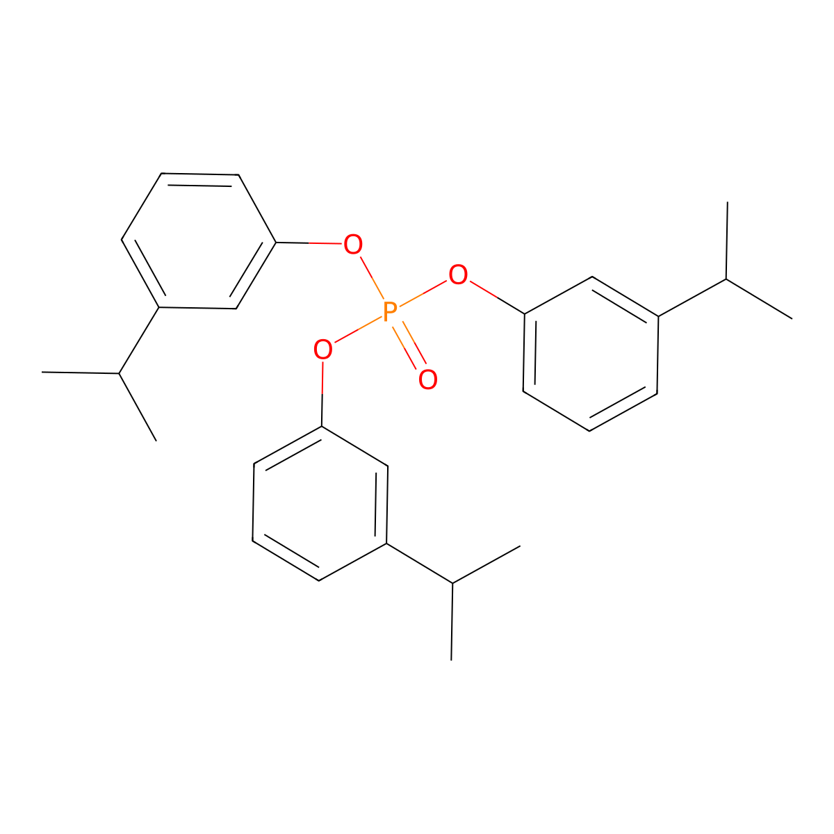 Tris(3-isopropylphenyl) phosphate molecular structure, CAS 72668-27-0