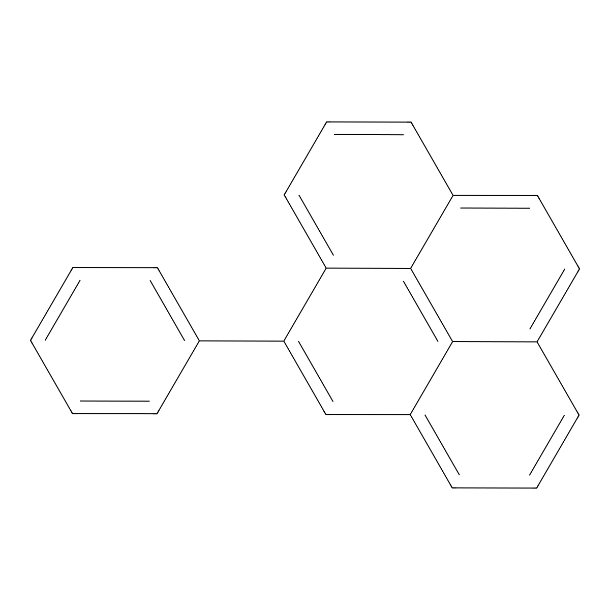 4-Phenylpyrene molecular structure, CAS 7267-88-1
