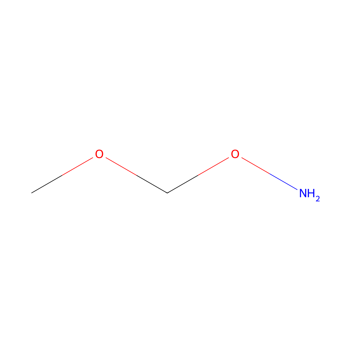 O-(methoxymethyl)hydroxylamine molecular structure, CAS 72674-70-5