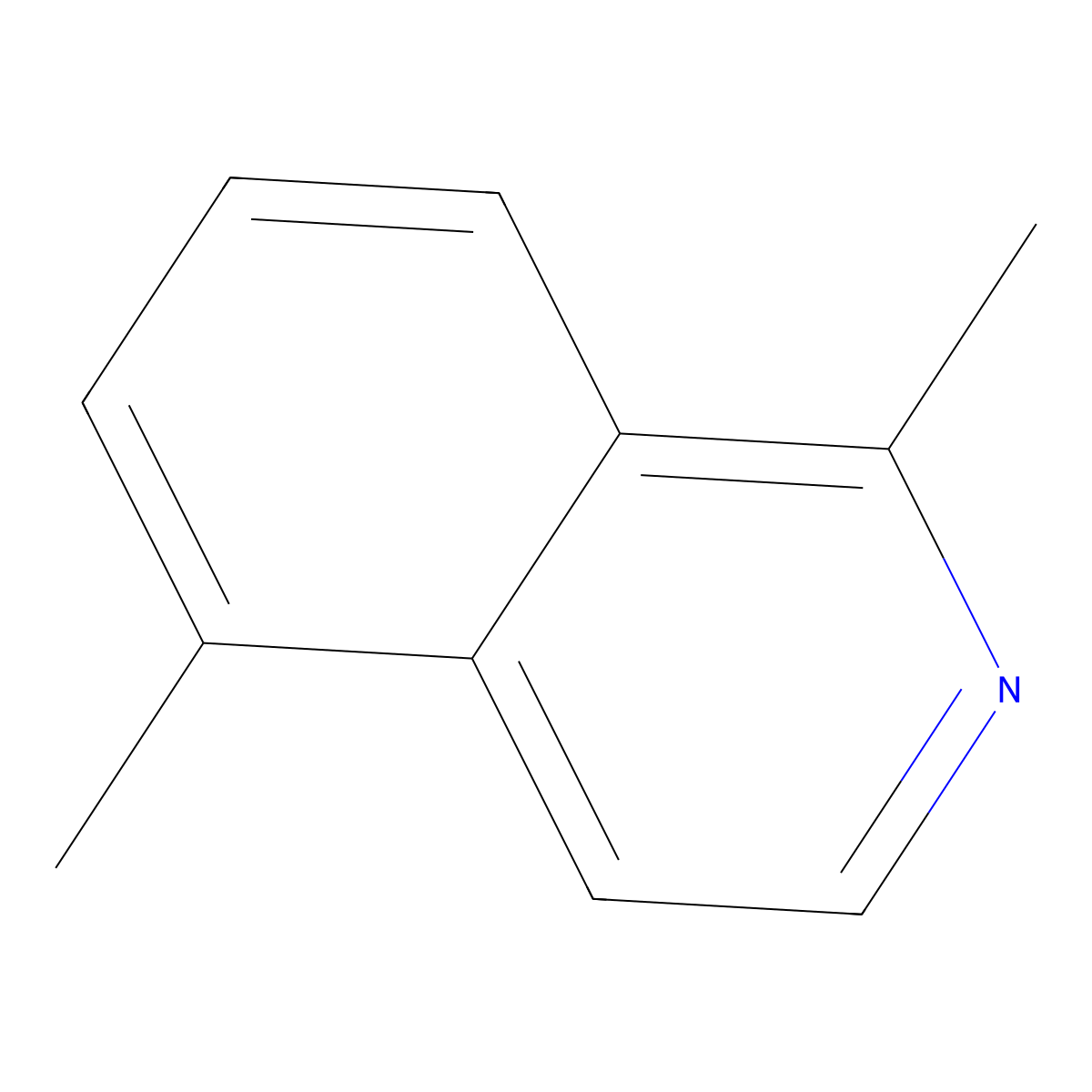 1,5-Dimethylisoquinoline molecular structure, CAS 72678-15-0
